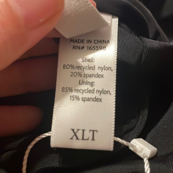 Andie Swim The Fiji One Piece LT Swimsuit Black size XL Tall NWT - Picture 6 of 7